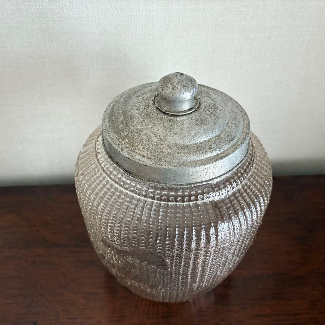 松竹梅のあめや瓶　菓子瓶　稀少