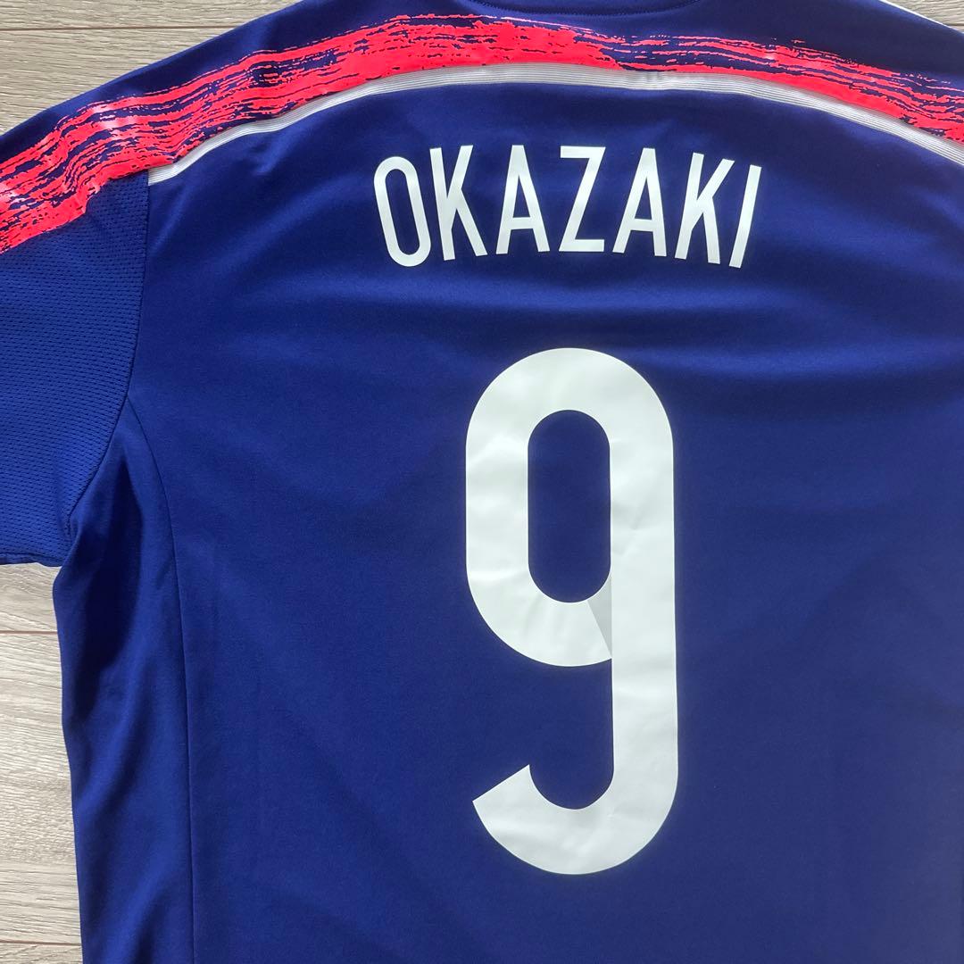 adidas サッカー日本代表　レプリカ　ユニフォーム　L 岡崎慎司