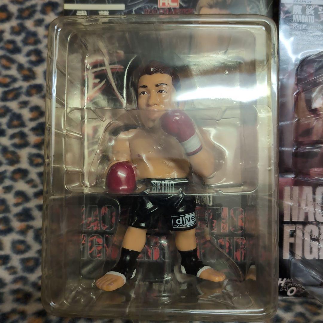 K-1 ボクシングフィギュア 武蔵　魔裟斗　ＨＡＯ ＣＯＬＬＥＣＴＩＯＮセット