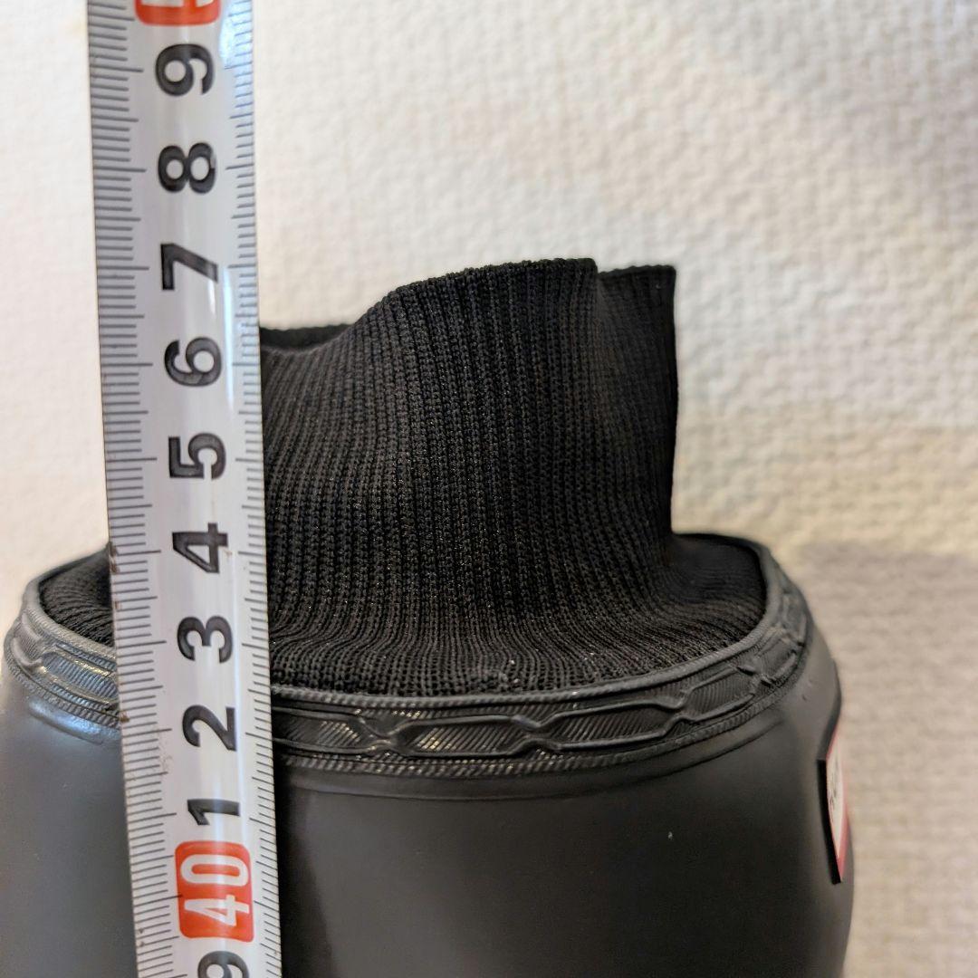 未使用タグ付　HUNTER ORIGINAL TOUR ブラックレインブーツ