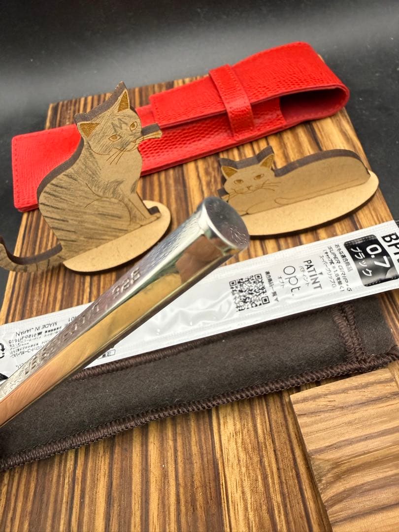 青山貿易 銀の手作りボールペンJEIS青山 日本製 925