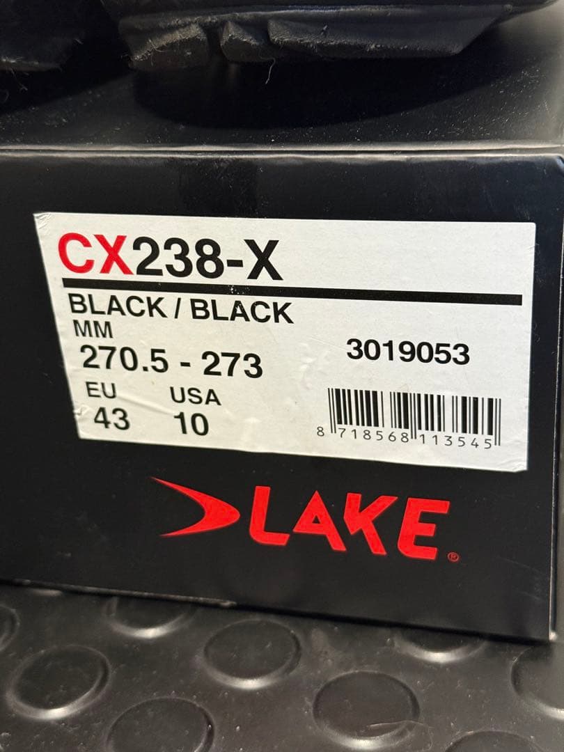 LAKE CX238-X 43 WIDE レイク ワイド ＋ 熱成形インソール付