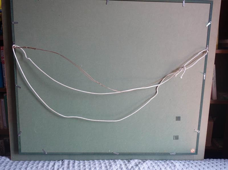 日本画　梅　額装　谷井俊英　F15 51×64cm　68×81cm 2519