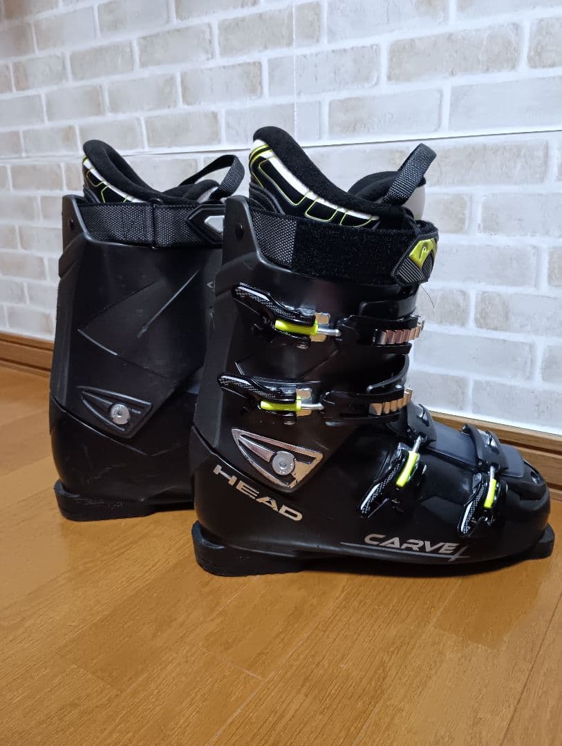 【良品】HEADヘッド CARVE スキーブーツ 黒ブラック29-29.5