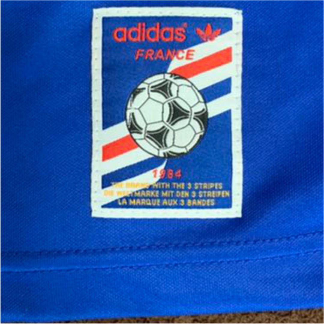 【アディダス】adidas ユーロ84フランス代表復刻ユニ　10番　ほぼ未使用