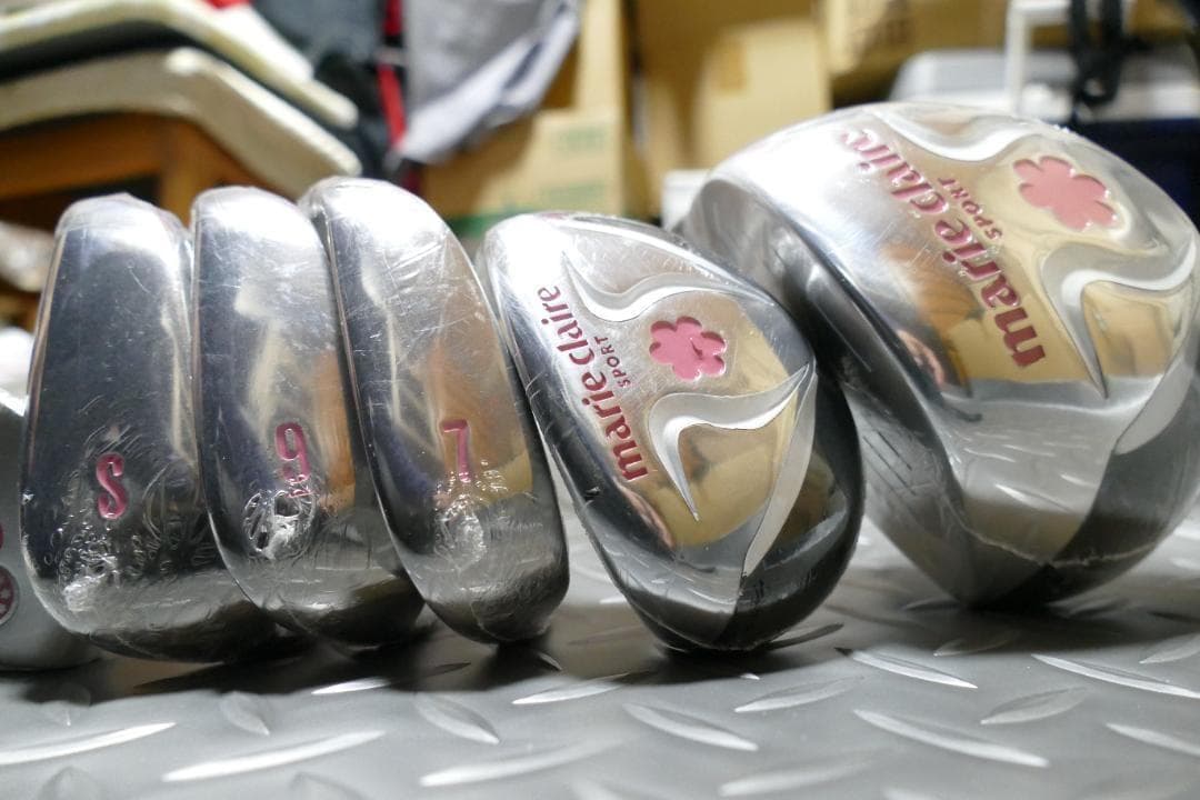 B品★マリクレールゴルフ★スターターセット(6本セット+キャディバッグ)WT