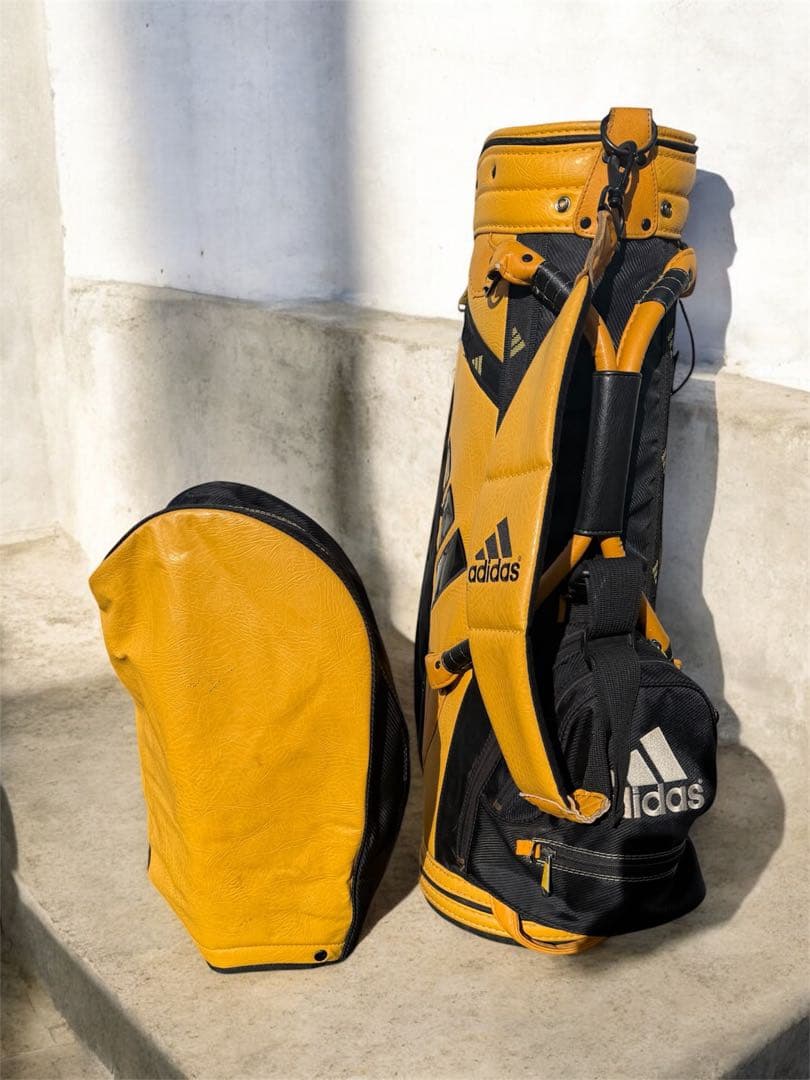 adidas キャディバッグ イエロー/ブラック