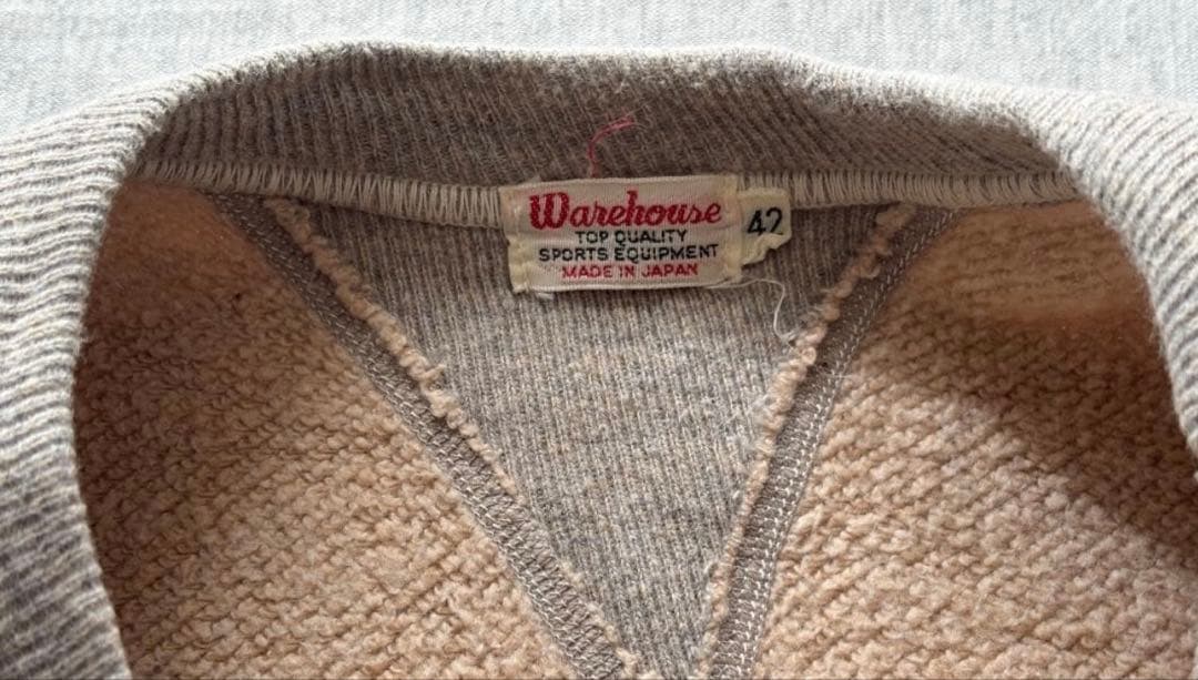 WAREHOUSE Lot 401 セットイン スリーブ 42 杢グレー