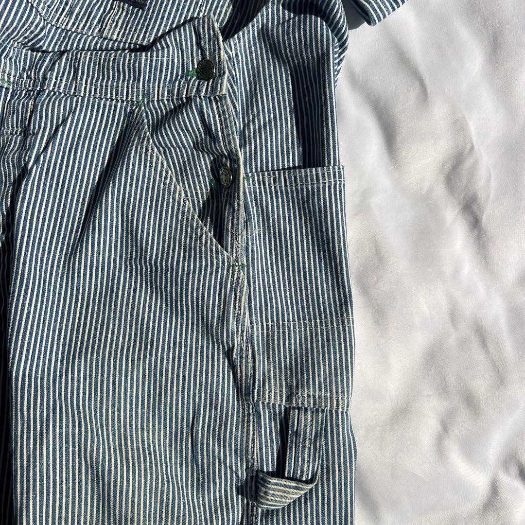 【80s】OSHKOSH B'GOSHヒッコリーオーバーオール