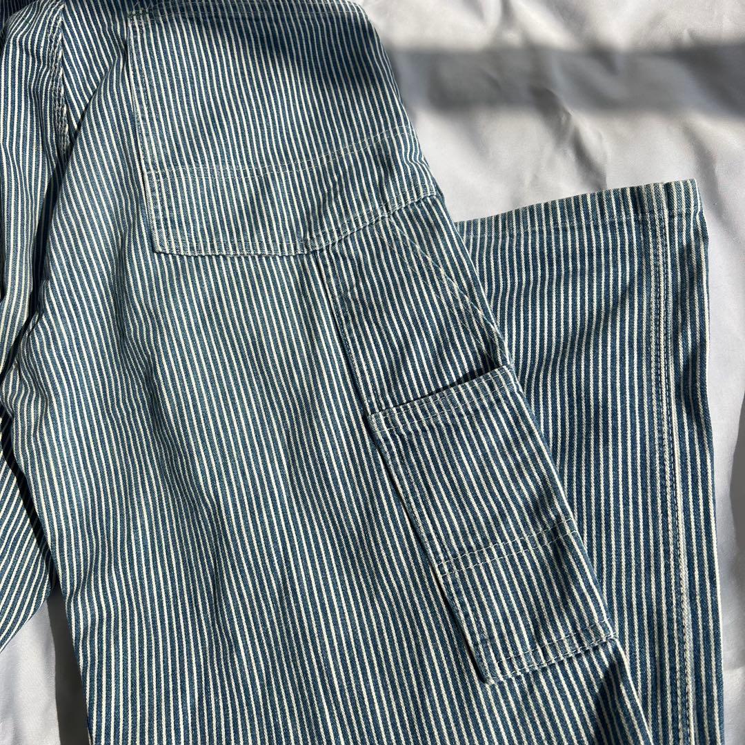 【80s】OSHKOSH B'GOSHヒッコリーオーバーオール