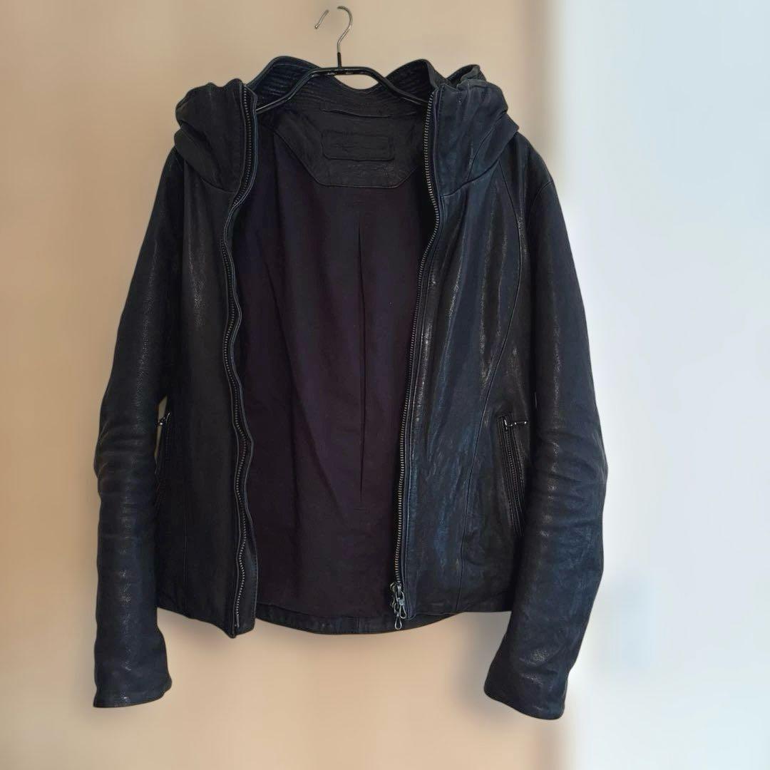 【美品】goa ゴア ビッグフード レザー ジャケット