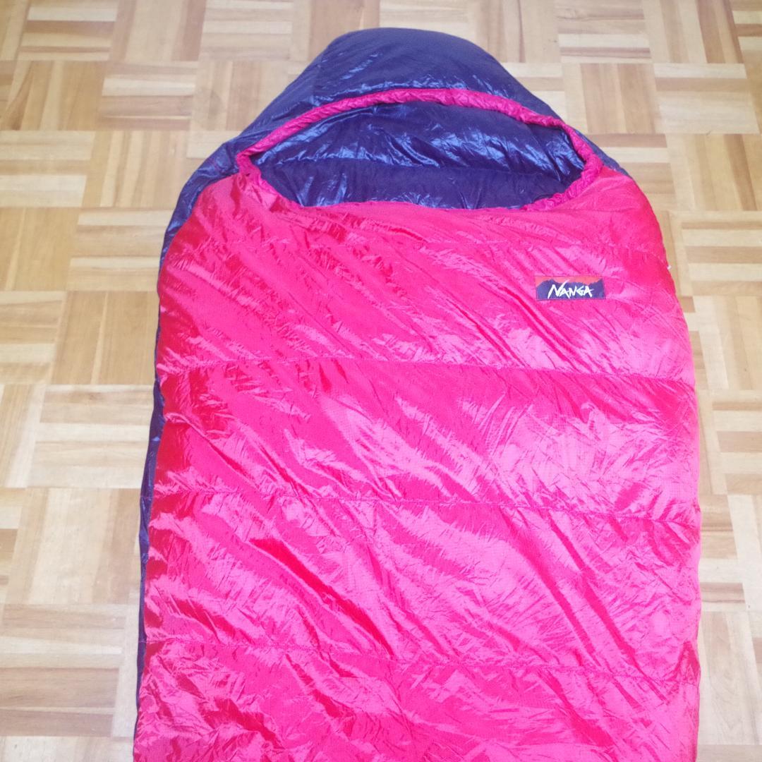 人気のナンガ！高級ダウンシュラフ 750STD 日本製！永久保証付！収納袋付き