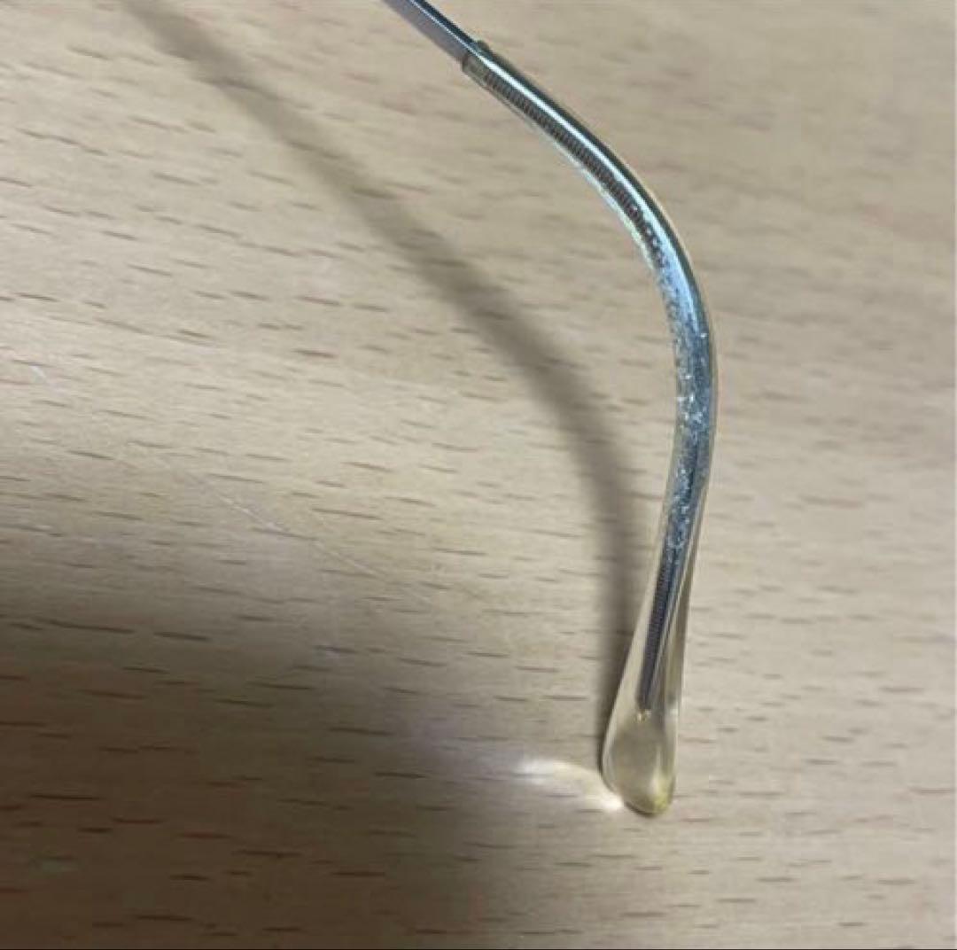 白山眼鏡店 オーバル 眼鏡 ケース付き