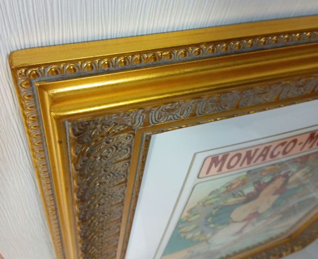 アルフォンス・ミュシャ　モナコ・モンテカルロ 大型リトグラフ作品