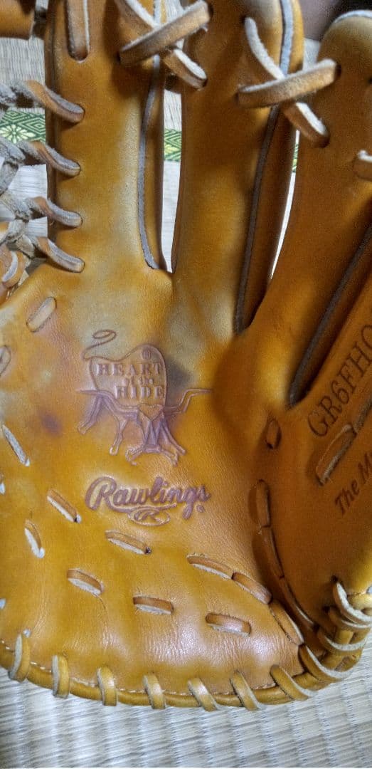 ローリングス　HOH 軟式グローブ　リッチタン　型付け済み