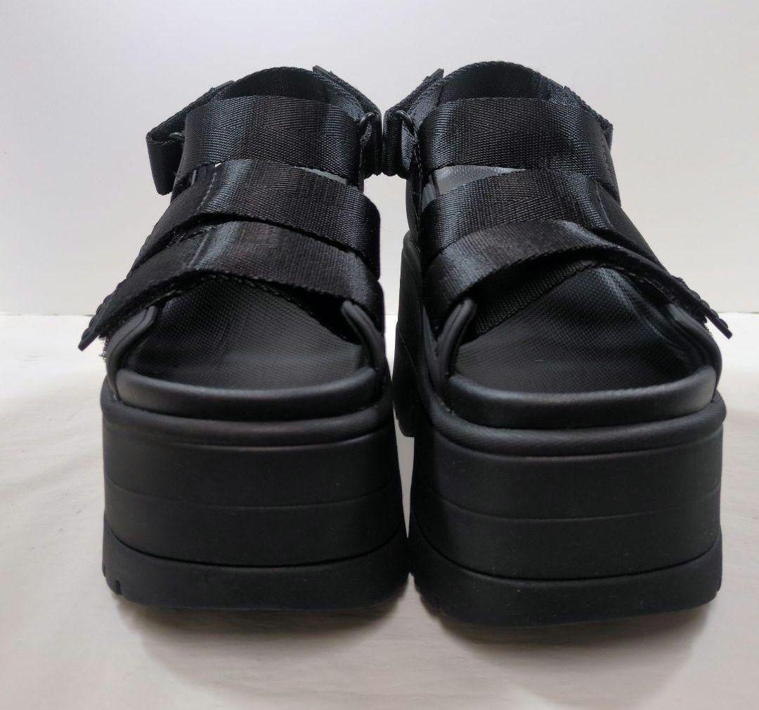 11日迄値下げ！UGG ★サンダル厚底　ゴールデンライズ23cm 黒★超美品