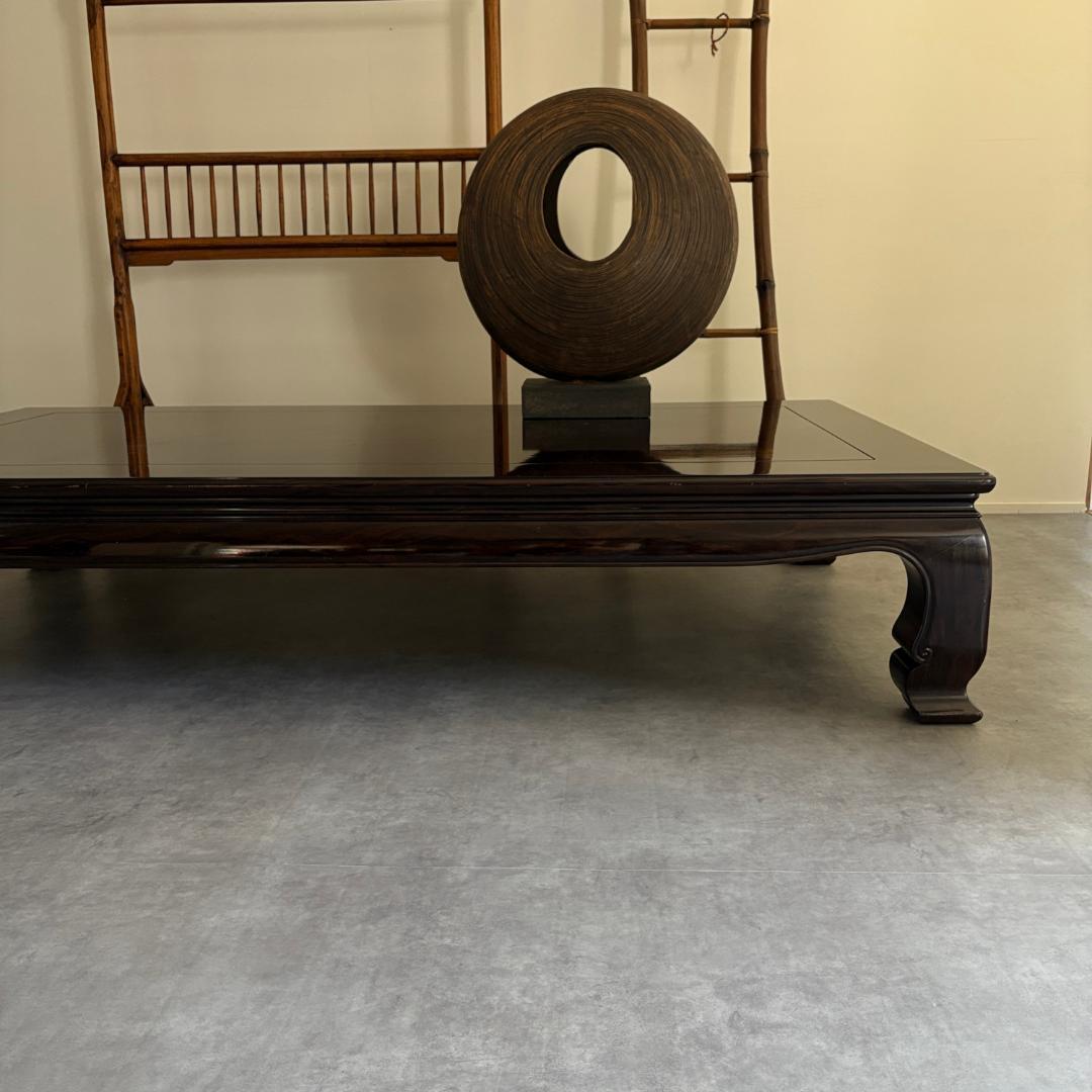 高級 黒檀　六尺座卓