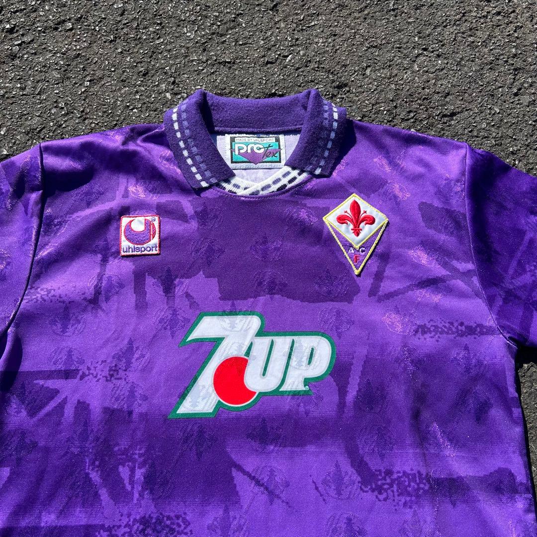 ✨激レア✨93-94フィオレンティーナ サッカーシャツ 7UP uhlsport
