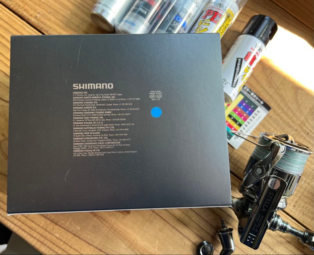 22ステラ4000XG＋リブレWING110＋PE他 メンテ品付き シマノ