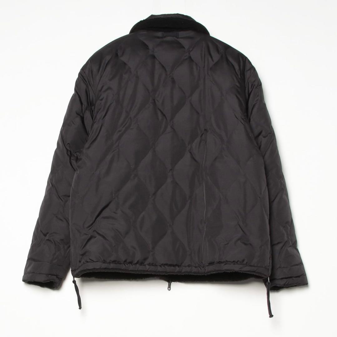 TAION タイオン　ミリタリー　リバーシブル　ダウンジャケット　ボア　ブラック