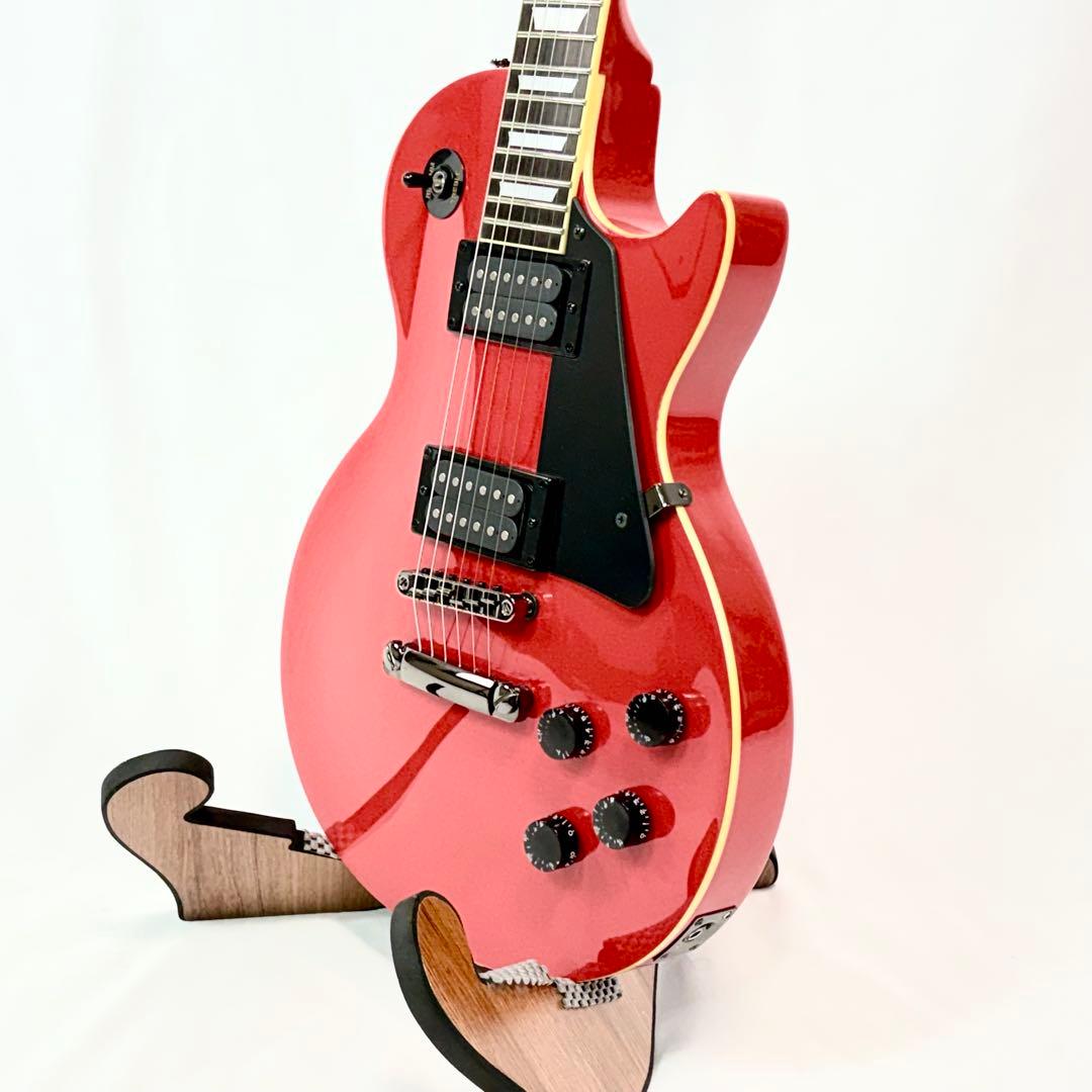 未使用　MAISON レスポールカスタム　レッド　ギブソンヘッド　セットネック