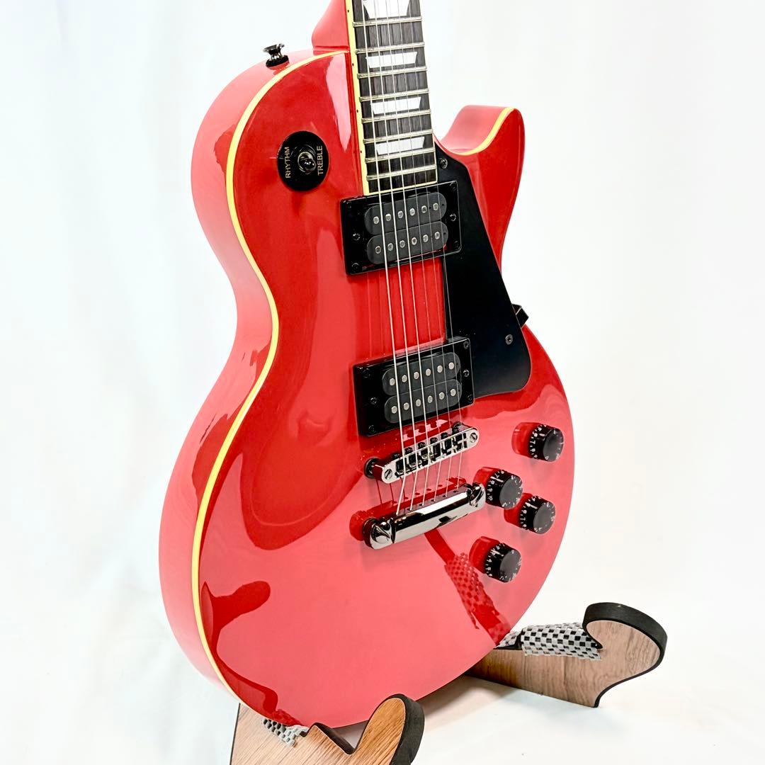 未使用　MAISON レスポールカスタム　レッド　ギブソンヘッド　セットネック