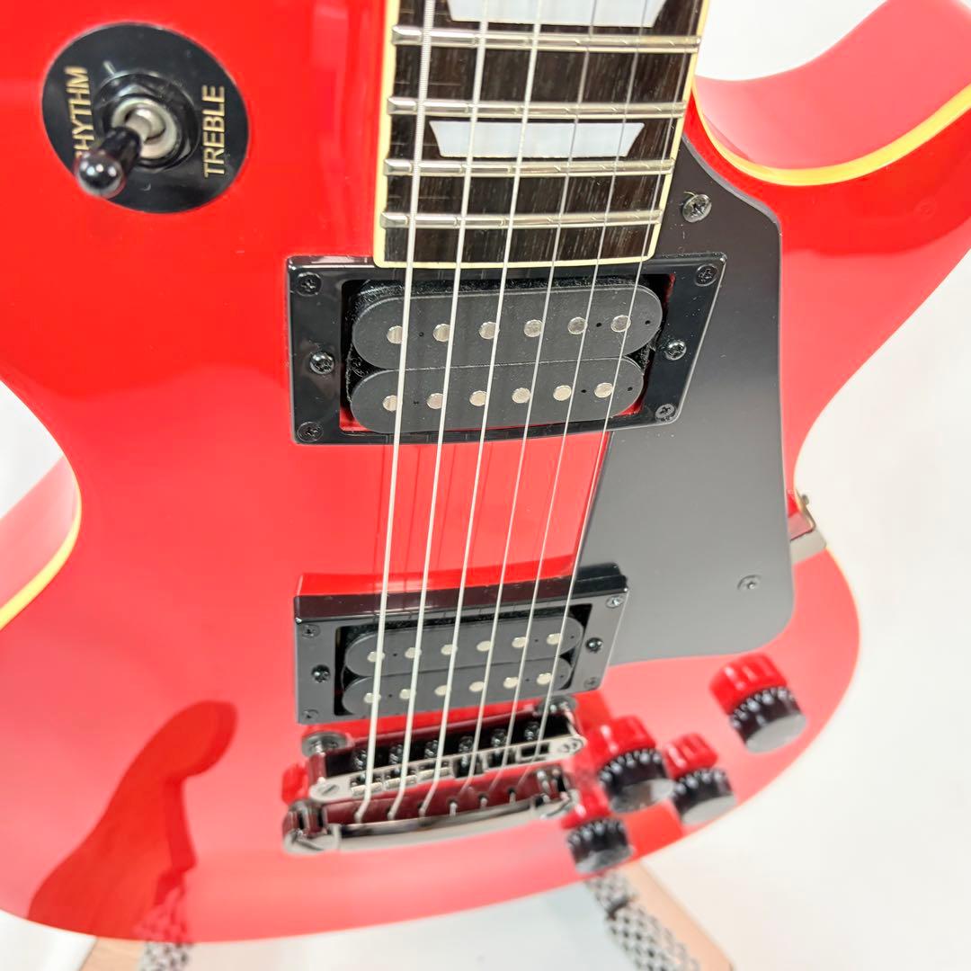 未使用　MAISON レスポールカスタム　レッド　ギブソンヘッド　セットネック