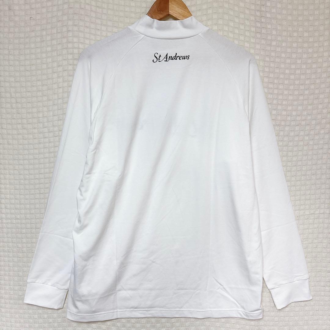 3L St ANDREWS 長袖ハイネックカットソー セントアンドリュース 白