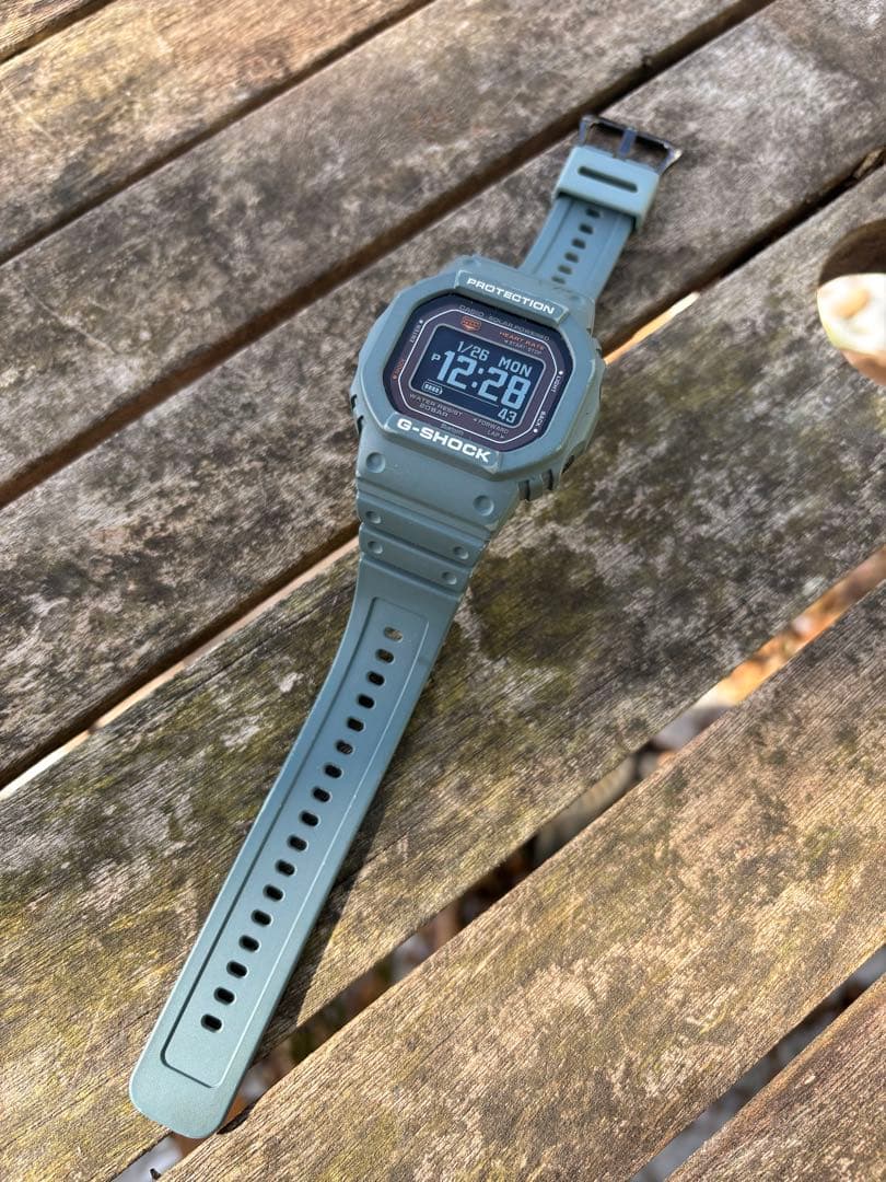 CASIO G-SHOCK DW-H5600 ブルー 充電器付き