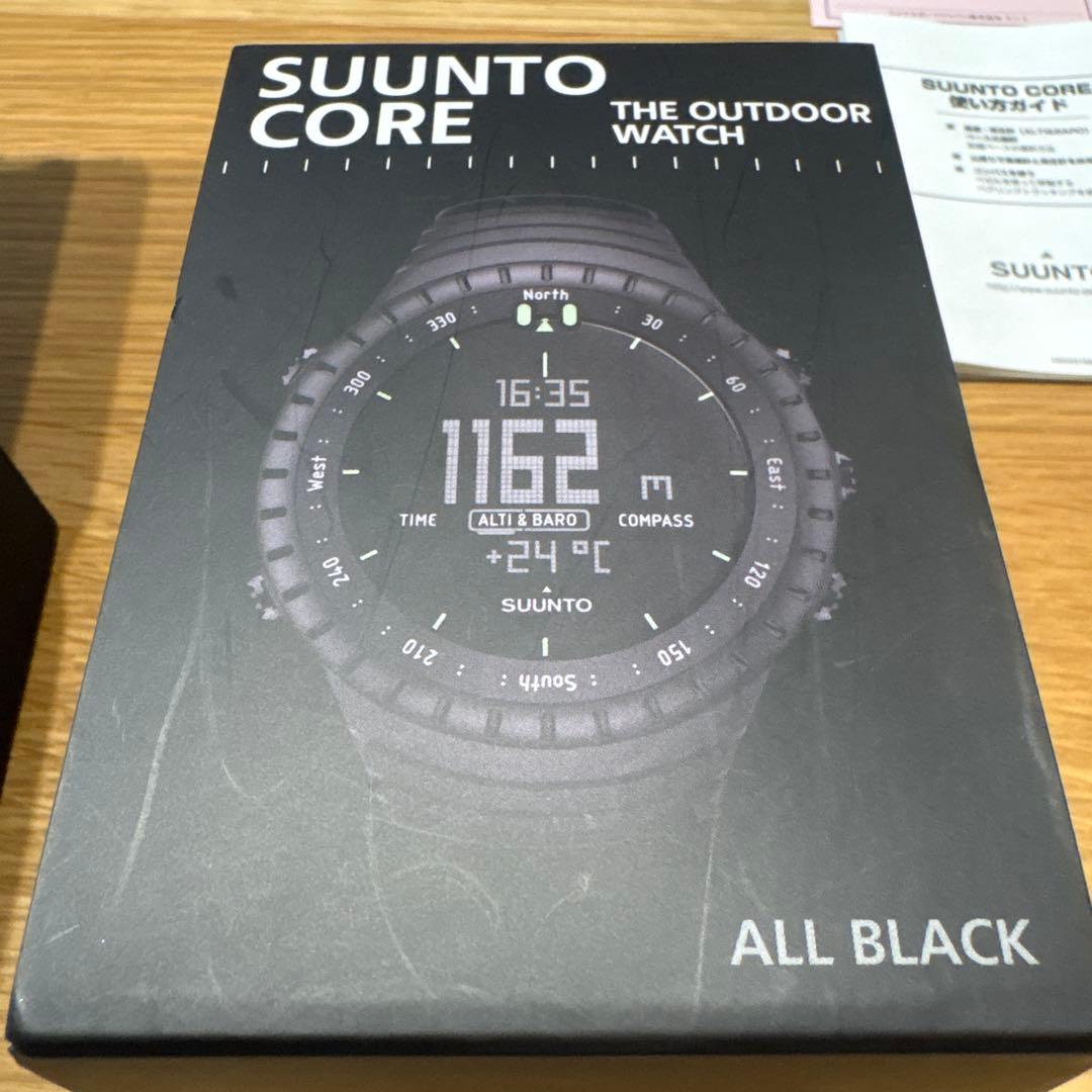 美品SUUNTO CORE ブラック デジタル腕時計