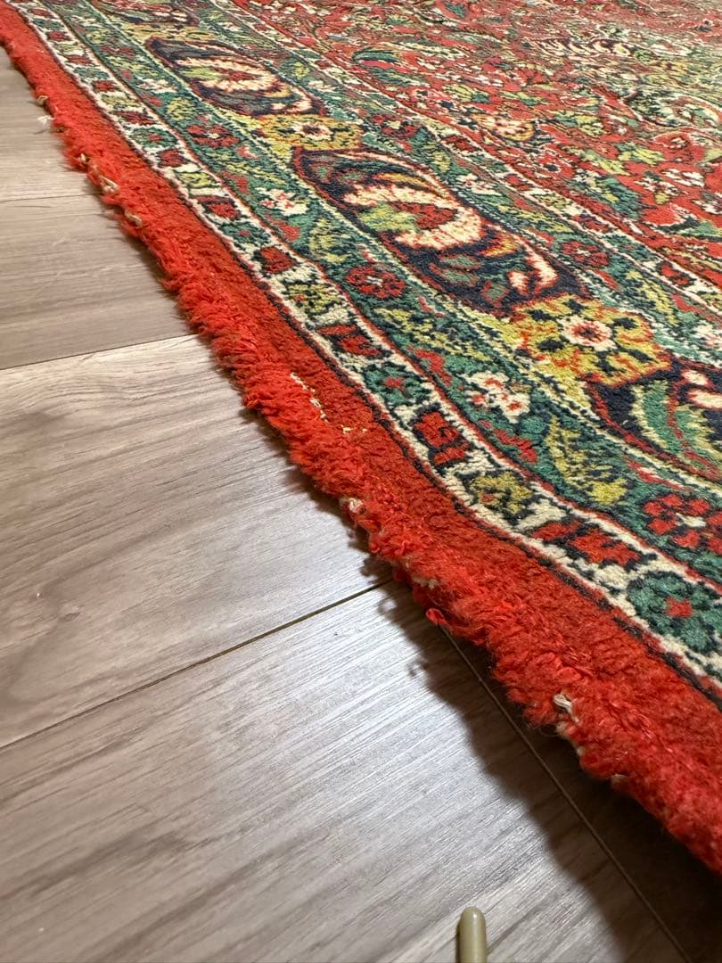 【ロシア製】ヴィンテージラグ(約194×281cm)ウズベキスタン蚤の市で購入