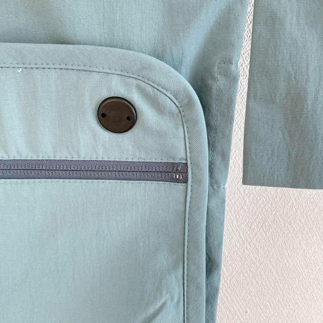 ぼ*ん様 スノーピーク　OUTDOOR KIMONO　着物　ポーチ　ブルー　M