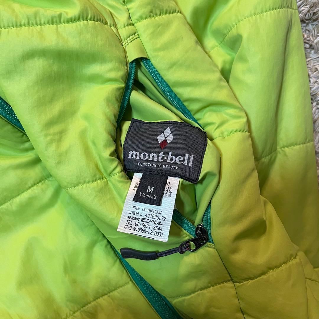 ジャケット・アウター mont-bell reversible down jacket green