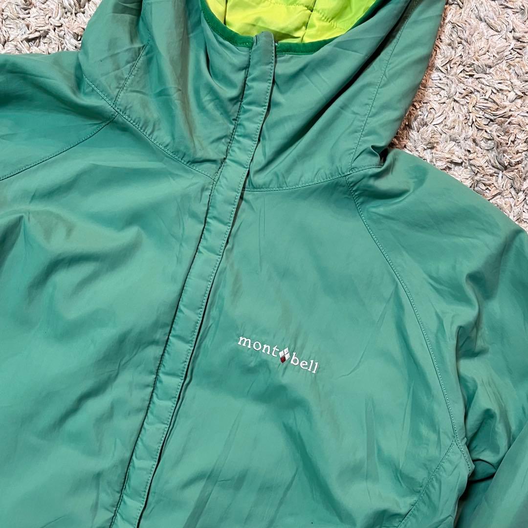 ジャケット・アウター mont-bell reversible down jacket green