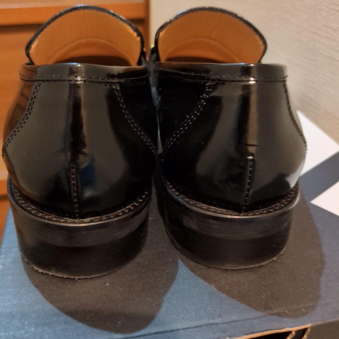 Luca Grossi ブラックローファー サイズ36