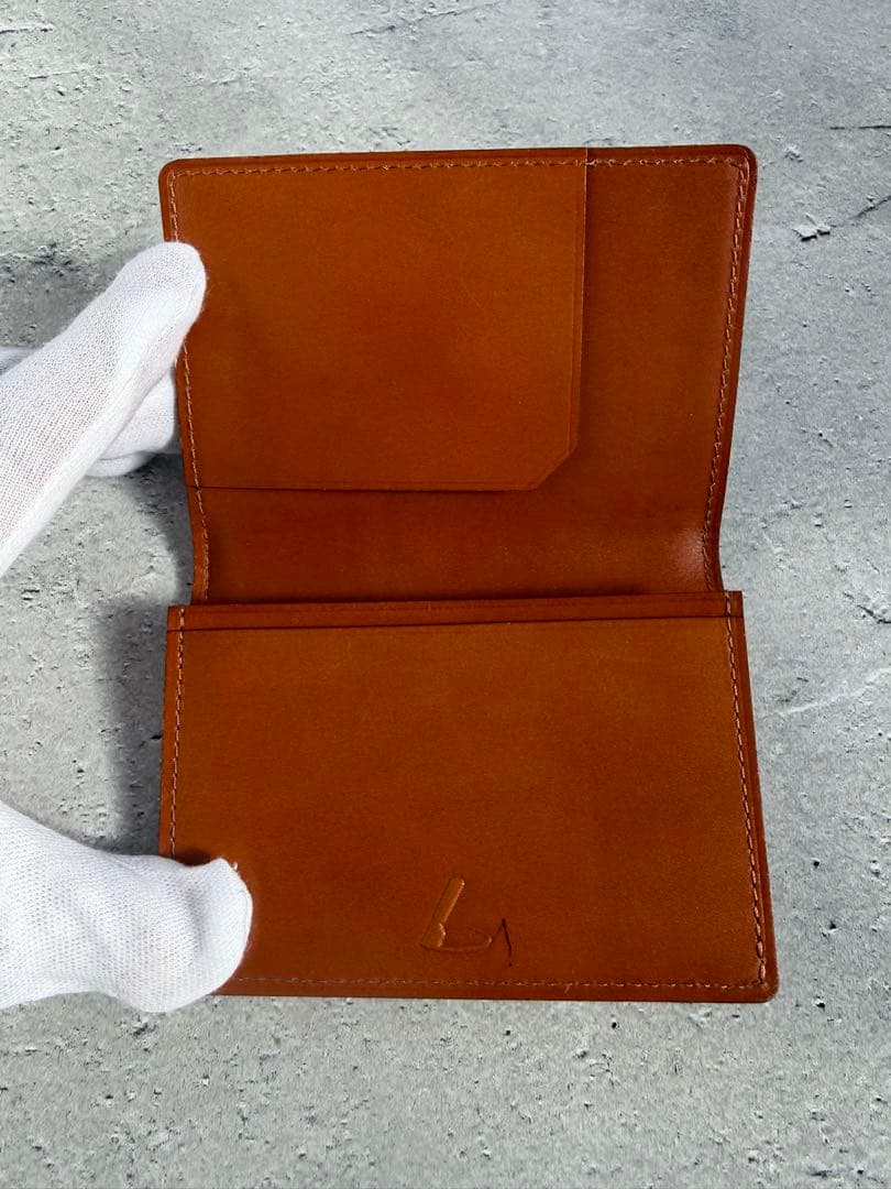 土屋鞄TSUCHIYA KABAN コードバン 名刺入れ　ブラック