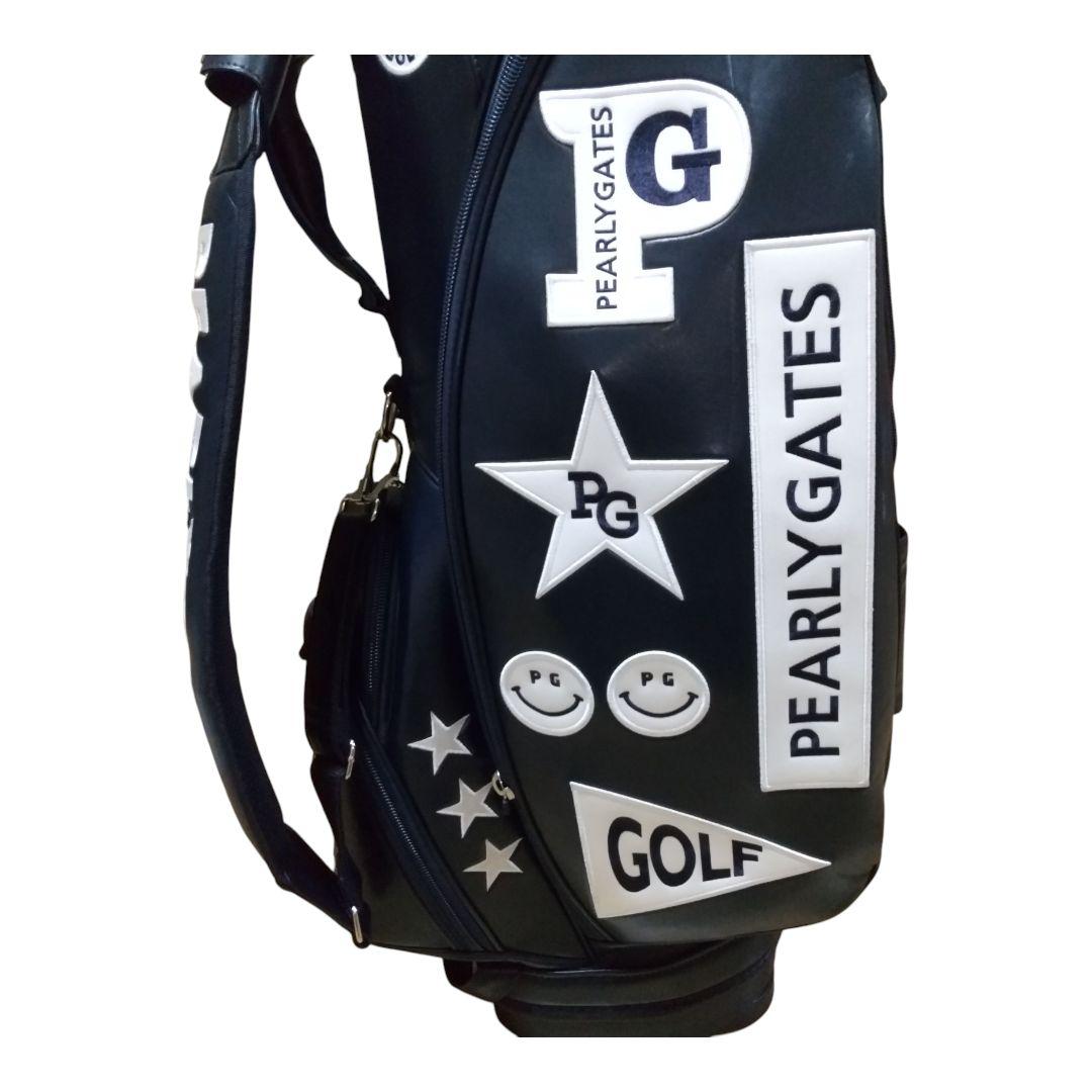 パーリーゲーツ　ゴルフバッグ　キャディーバッグ　黒 9型　スタンド型