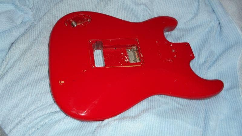 JV期かも？専用レアブリッジ付Fender/J ST556 ボディ