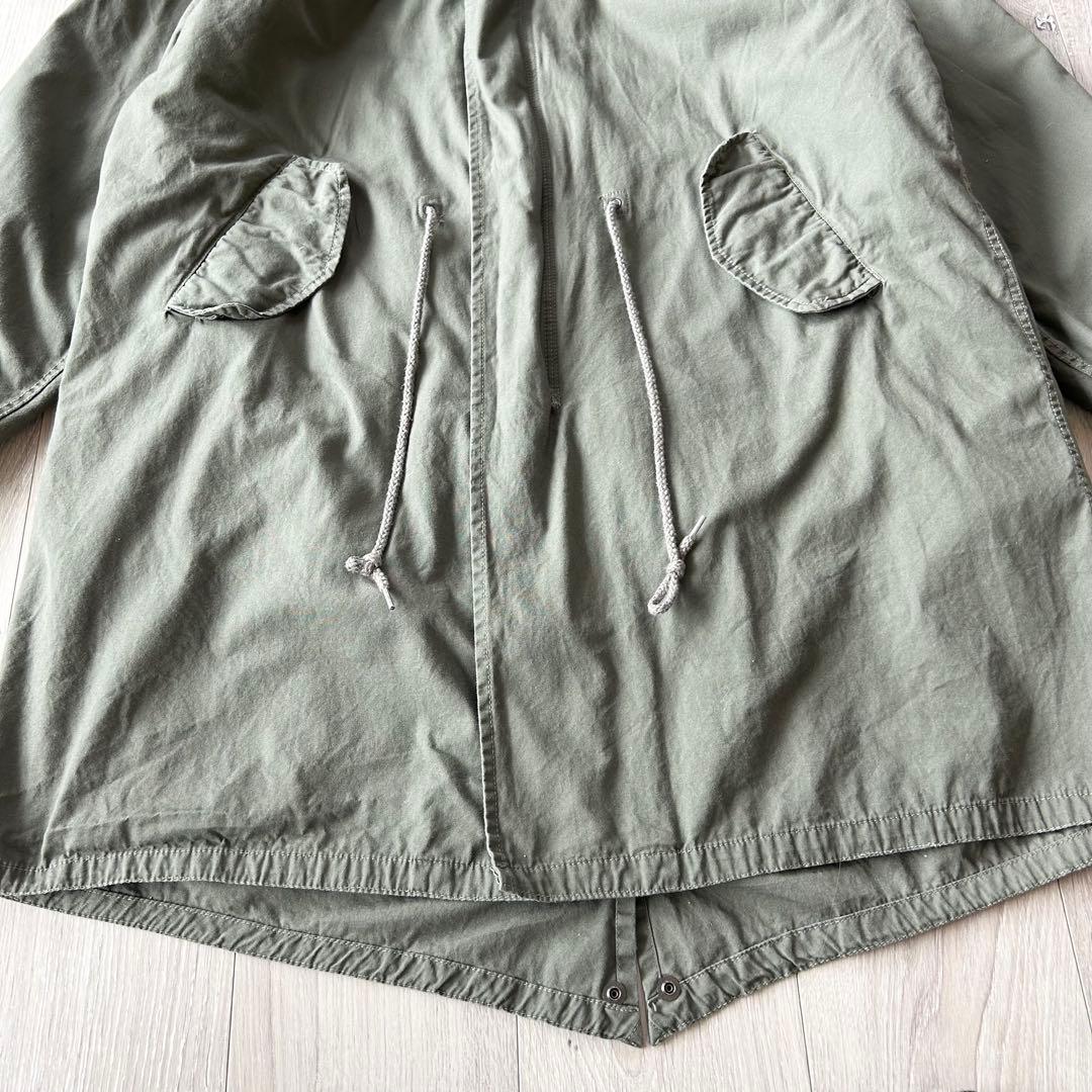 HOUSTON ヒューストン M51 モッズコート 青島コート XS オリーブ