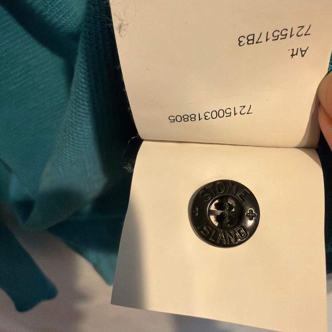 stone  archive クルーネック セーター エメラルド色