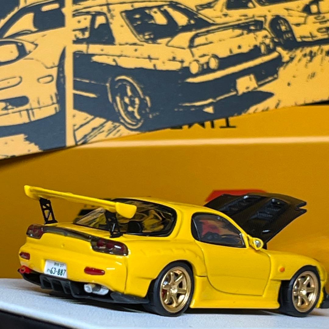 限定刻印No.484/999 頭文字D RX-7 FD3S 1:64スケール