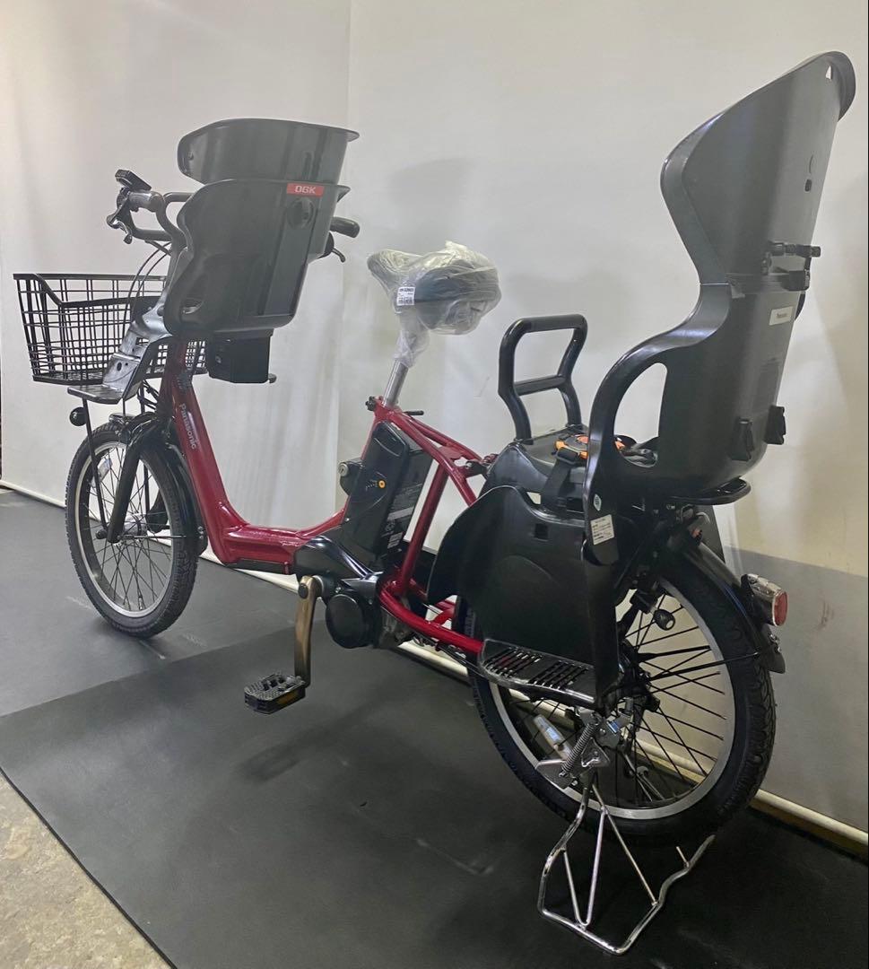 1年保証 送料無料　パナソニック　ギュットアニーズ　赤色　電動アシスト自転車