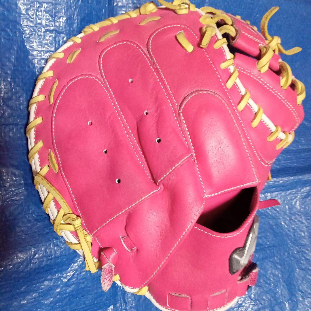 ハタケヤマ PRO-M8PS ピンク 右投げ用 キャッチャーミット