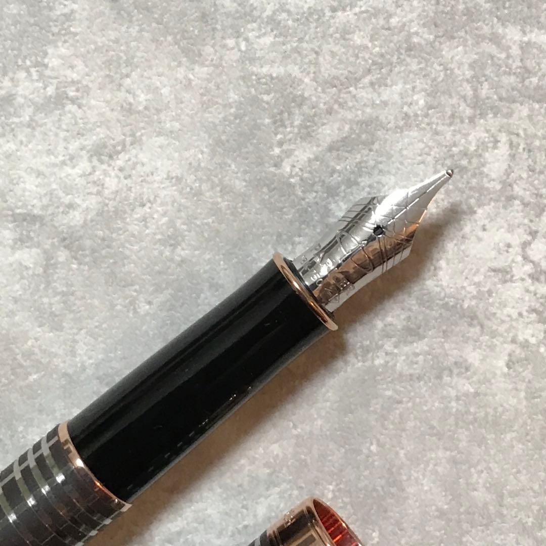 こ*ろ様 パーカー ソネット ブラウンPGT 万年筆 F