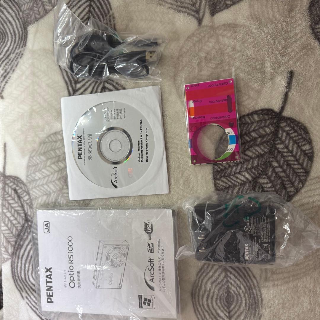 Pentax Optio Rs1000 動作確認OK きせかえシート付き