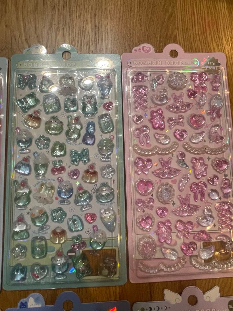 キャラクターシール 8シートボンボンドロップシール　オリジナル