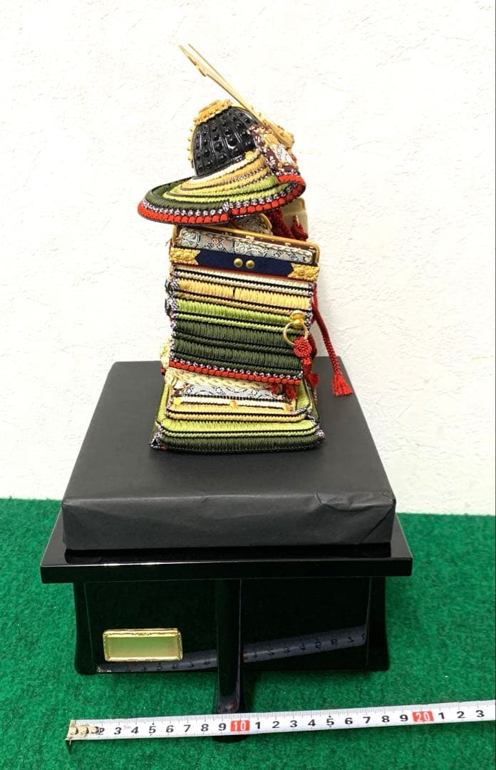 コンパクト　久月　萌黄裾濃威　1／6号　五月人形　卓上　ミニ　五月人形