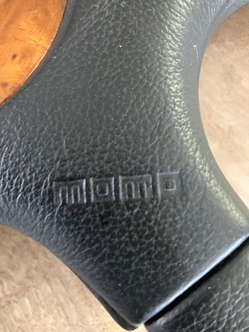 momo オリンピック3 36.5π レザーマホガニーウッドコンビ絶版品