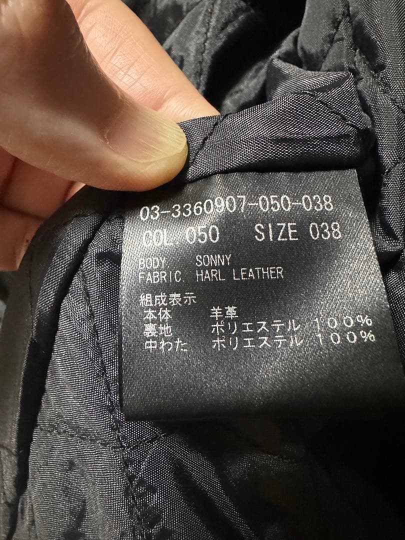 【大幅お値下げ中】Theory Lux 黒 レザージャケット シングルライダース