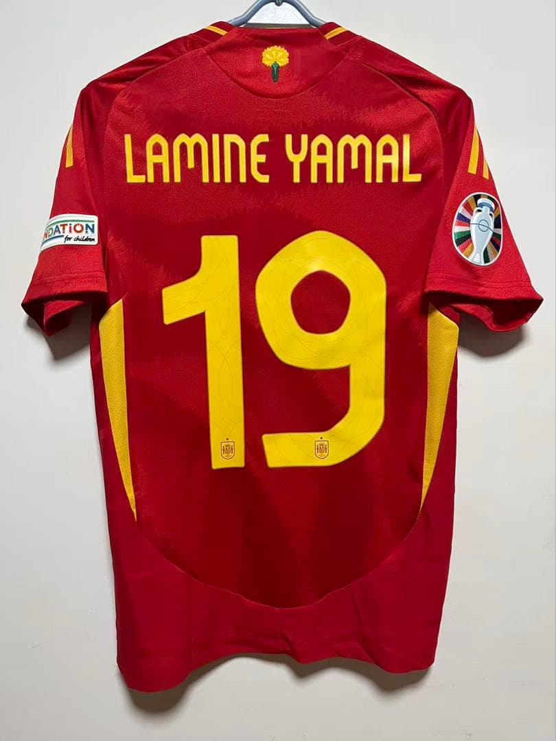 正規品/選手用仕樣 スペイン代表 24/25 Lamine Yamal 決勝